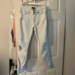 Abercrombie Harper low rise ankle jeans
